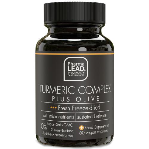 Pharmalead Black Range Turmeric Complex Plus Olive Συμπλήρωμα Διατροφής με Κουρκουμά & Ελιά για Ενισχυμένη Αντιοξειδωτική Δράση 60veg.caps
